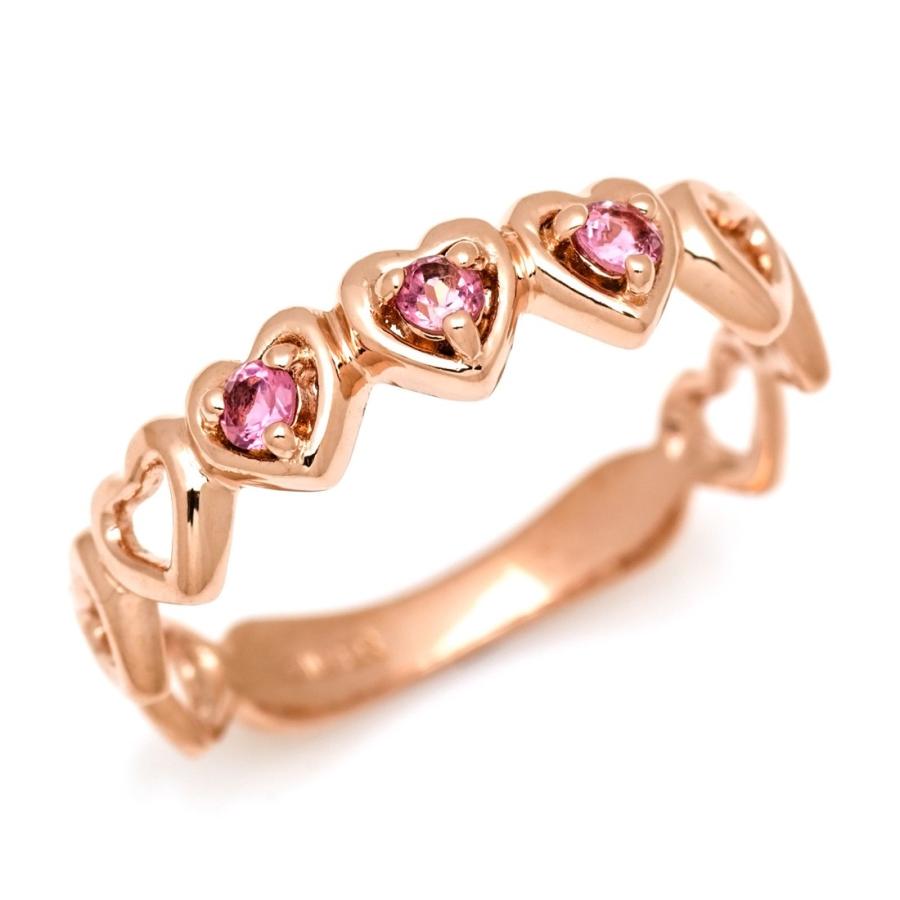 SV925 ピンクトルマリン ハート 指輪 リング アクセサリー クリスマス
