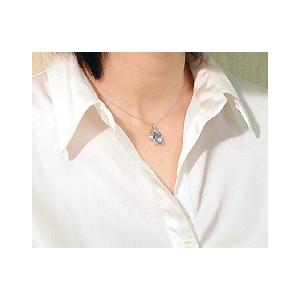 ブルートパーズ キュービックジルコニア シルバー925 　11号 ペンダント スイスブルートパーズ キュービックジルコニア