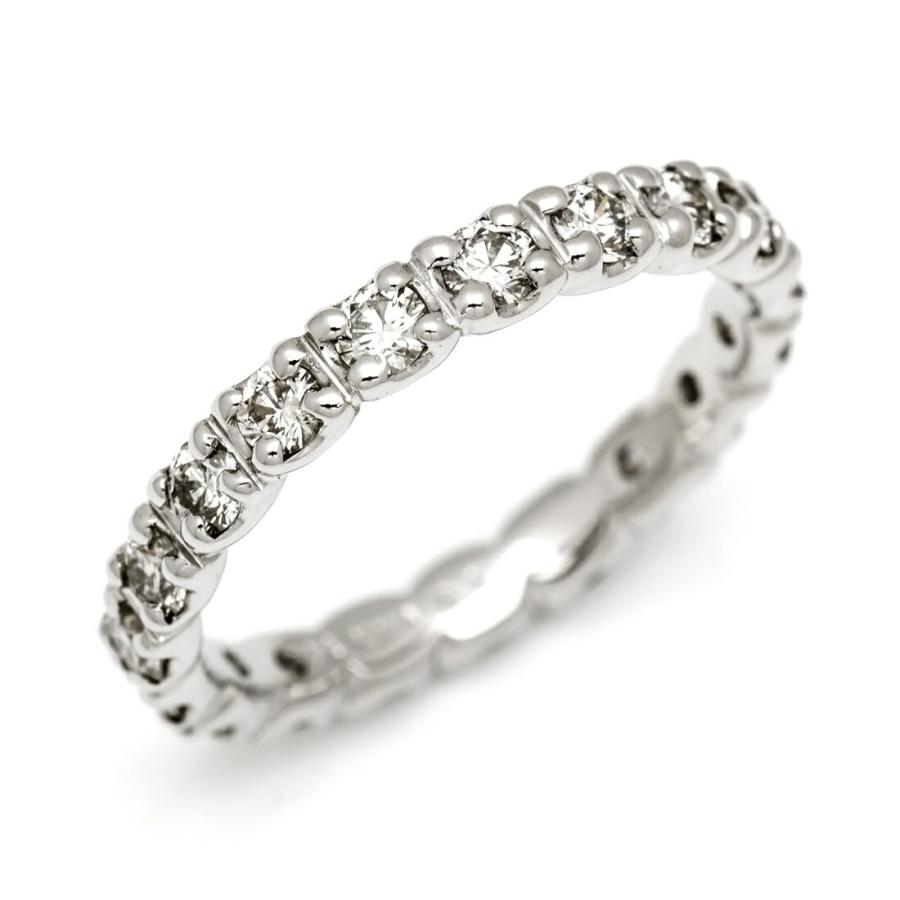 指輪 フルエタニティリング ダイヤモンド 0.8ct シルバー925