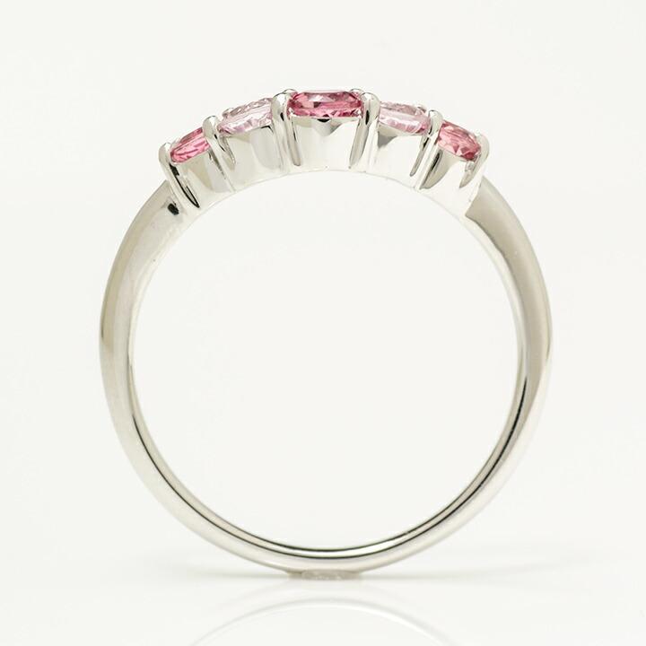 指輪 リング ピンクトルマリン モルガナイト シルバー925 レディース