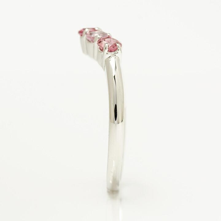 指輪 リング ピンクトルマリン モルガナイト シルバー925 レディース