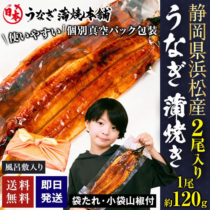 うなぎ 蒲焼き 贈答用 風呂敷付 2尾入り 1尾約120g入り タレ 山椒付き 国産 ギフト 静岡県浜松産 送料無料 日本うなぎ蒲焼本舗 お歳暮 うなぎ 蒲焼き 贈答用 風呂敷付 2尾入り 1尾約120g入り タレ 山椒付き 国産 ギフト 静岡県浜松産 送料無料 日本うなぎ蒲焼本舗 お歳暮