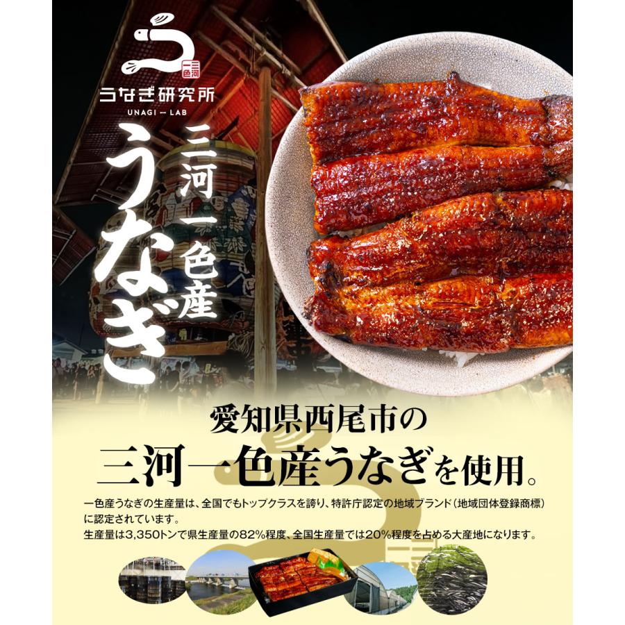 ［特大鰻］［国産うなぎ］［特大6尾］三河一色産　鰻　炭焼き うなぎ 蒲焼き【特大(160〜170g)】 2尾 国産 三河一色産 炭火手焼き
