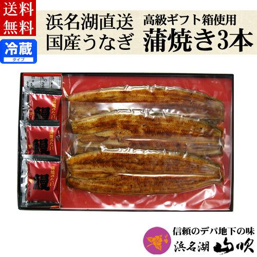 21新春福袋 うなぎ蒲焼き ギフト うなぎ真空長蒲焼3本 プレミアムギフト 送料無料 Materialworldblog Com