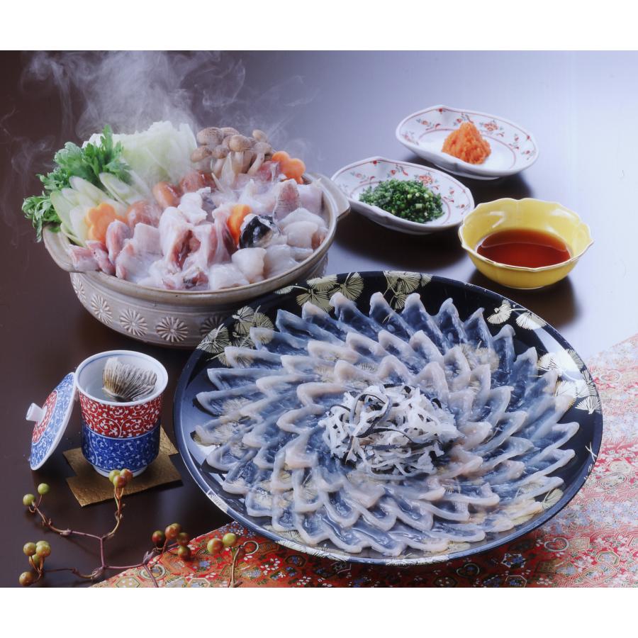 【選とらふぐ刺身＆鍋 お得セット4人前】 ☆ レビュー投稿で河豚ヒレ￥600相当プレゼント中!!　ふぐ　鍋　ひれ酒　 プレゼント　お歳暮　お中元　お取り寄せ　 |  | 01