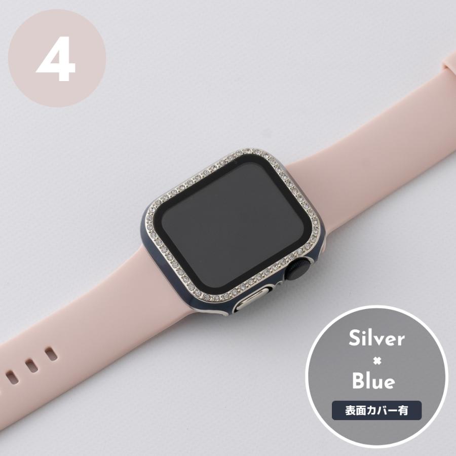 アップルウォッチ カバー ケース キラキラ ストーン ライン apple
