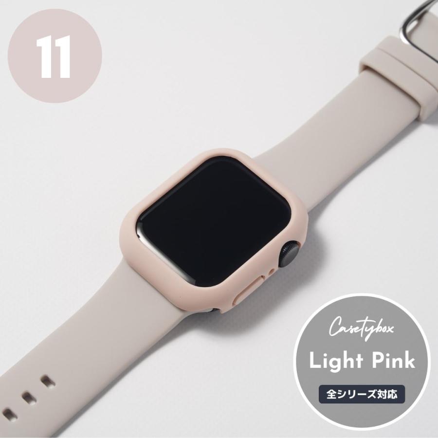 アップルウォッチ カバー ケース apple watch かわいい おしゃれ 8 7 6 SE 5 4 38mm 40mm 41mm 42mm 44mm 45mm 保護ケース くすみカラー クリア｜unboxroom｜11