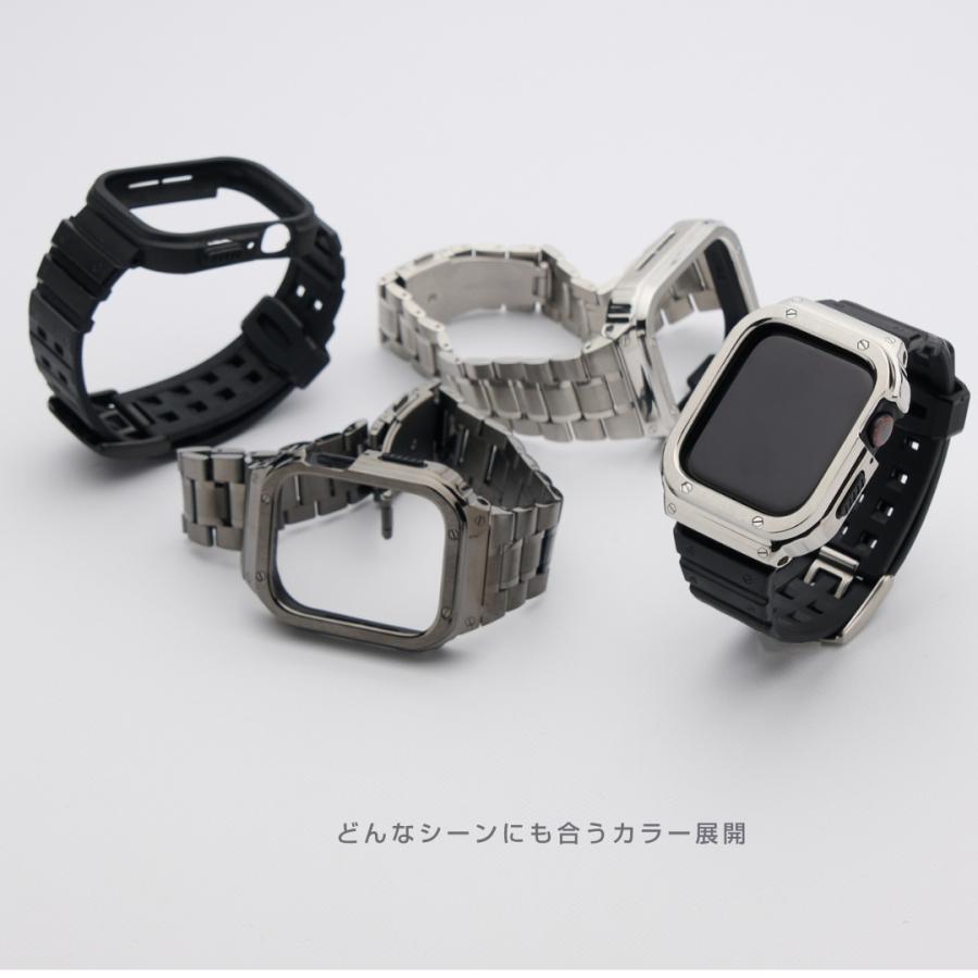 アップルウォッチ バンド メンズ apple watch ステンレス ブランド