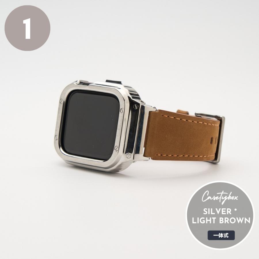 アップルウォッチ バンド メンズ apple watch 一体式ベルト 一体型