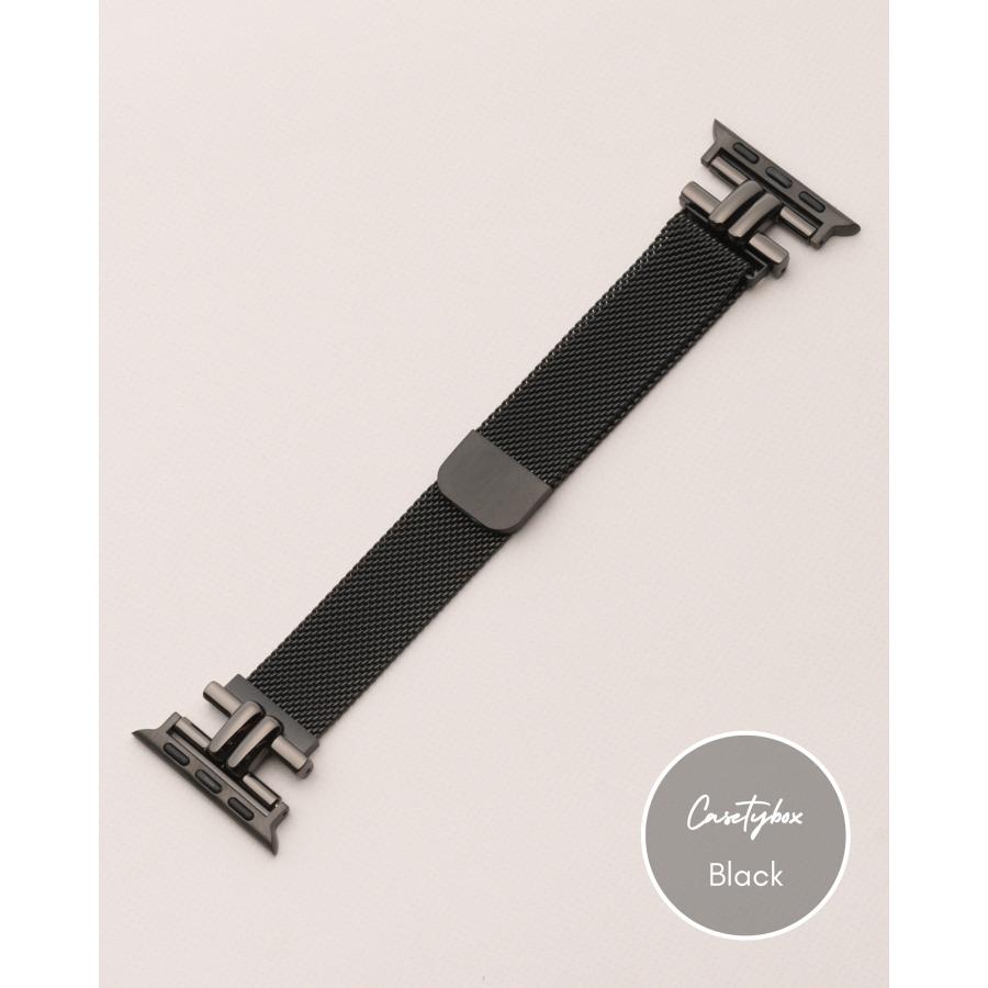 アップルウォッチ バンド apple watch ステンレス レディース メッシュ
