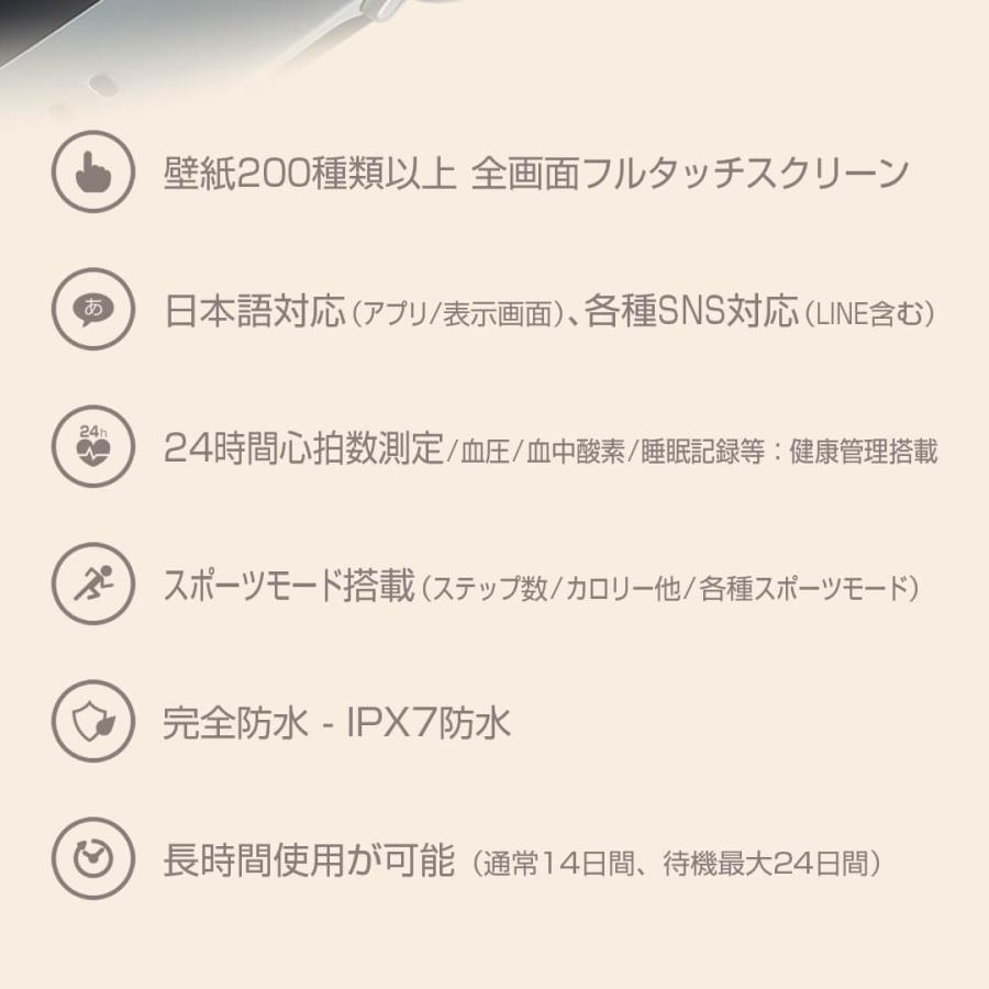 スマートウォッチ Iphone メンズ レディース 壁紙0種類 Android Line通知 日本語 防水 腕時計 Sw P8 Monomam Yahoo ショッピング店 通販 Yahoo ショッピング