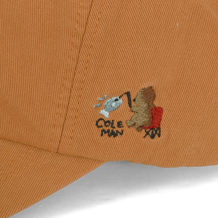 Coleman（コールマン） クマ刺しゅうツイルキャップ 181-0045 : 帽子の