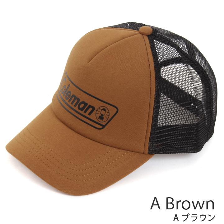 色: ベージュ/ブラウン[コールマン] メッシュキャップ 181-030A Coleman（コールマン） 帽子 メッシュキャップ 181-030A : 帽子のDeux