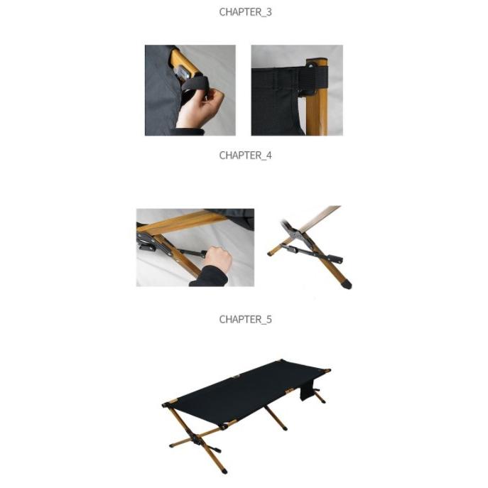 キャンプ コット アウトドア ベッド ワイドキャンピングベッド　VIVACCO CAPO CAMP BED WIDE |  | 08
