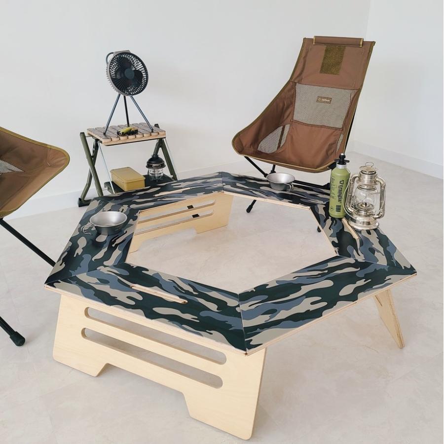 チチキャンピング ヘキサテーブル キャンピングテーブル Lサイズ キャンプテーブル キャンプ 送料無料 アウトドアテーブル ヘキサ