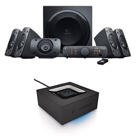 Logitech Z906 Surround Sound Speaker System Bundle with Bluetooth Audio Ada【並行輸入品】 ホームシアタースピーカー