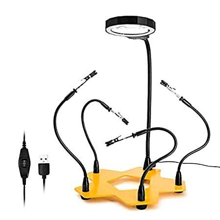 熱い販売 骨董ledライトアップ拡大鏡サード手半田のpcbホルダーツール5本のアームは 駅滑り止め加重ベース Ledランプを助ける手工芸ジ 並行輸入品 Labs Fstop 日本では買えない そんな商品も見つかる輸入特化専門店 台車 カート Swastikboutiques Lk