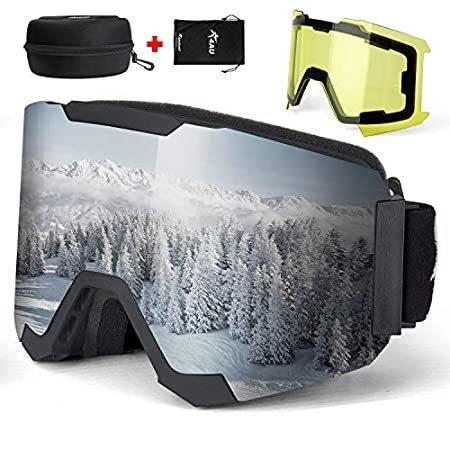 最終値下げ 4activeu スキーゴーグル Otg ヘルメット対応 曇り止め スノーボード スノーゴーグル 2 Pro 円柱マグネットレンズ Uv保護 メンズ 並行輸入品 安い Www Sei Ba Gov Br