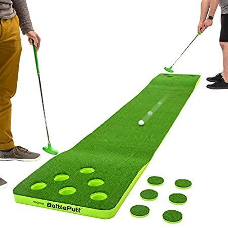100%正規品 GoSports Battleputt Golf Putting Game, 2-on-2 Pong Style Play with 11’ Putt【並行輸入品】 その他ゴルフ用バッグ