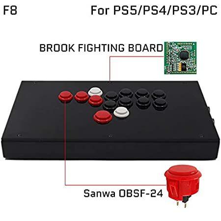 F8-PSオールボタンアーケードジョイスティックゲームコントローラー PS4 / PS3 / PC用 三和 OBSF-24 OBSF-30 HITBO【並行輸入品】 PC用ゲームコントローラー