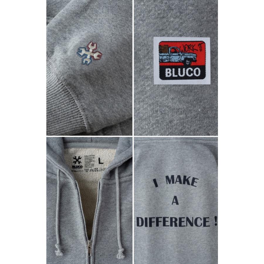 BLUCO（ブルコ） セール スウェットジップフーディ ヘビーパイル