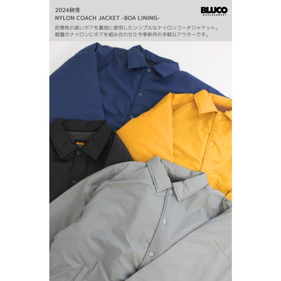 BLUCO セール ブルコ ナイロンコーチジャケット 裏ボア NYLON BLUCO セール ブルコ ナイロンコーチジャケット 裏ボア NYLON