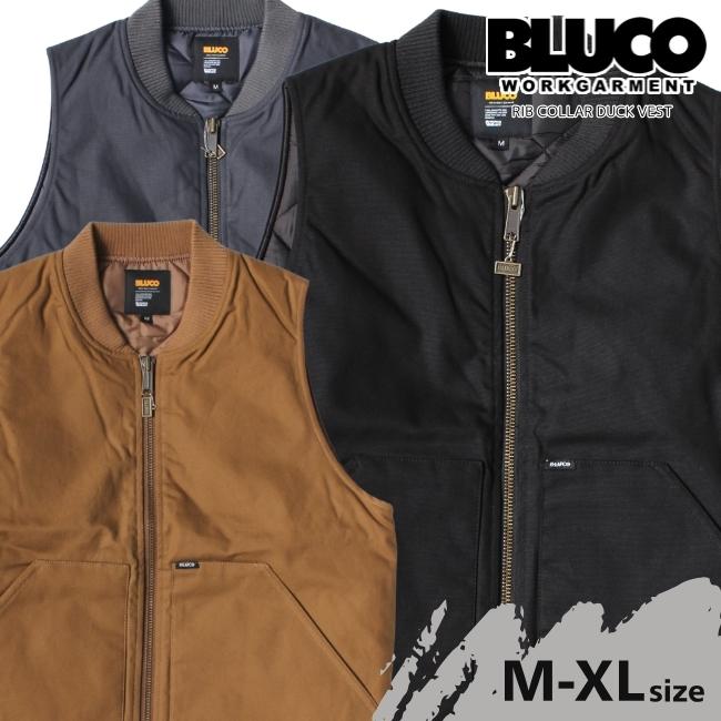 BLUCO（ブルコ） ワークベスト リブダックベスト メンズ 155-35-013