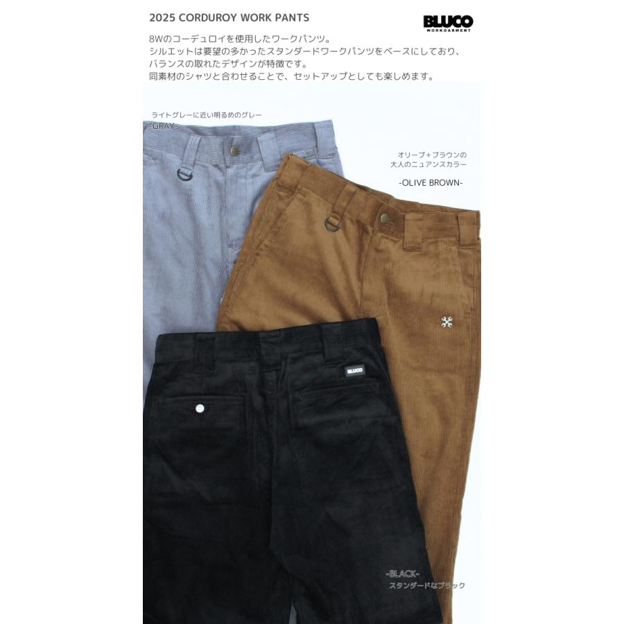 BLUCO（ブルコ） セール コーデュロイワークパンツ メンズ 155-41-036