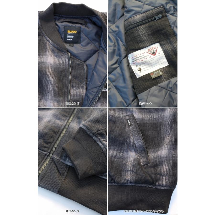 BLUCO UNCROWD ボンバージャケット 全4色【BLUCO/ブルコ】2024AW「Racing Jacket/レーシングジャケット