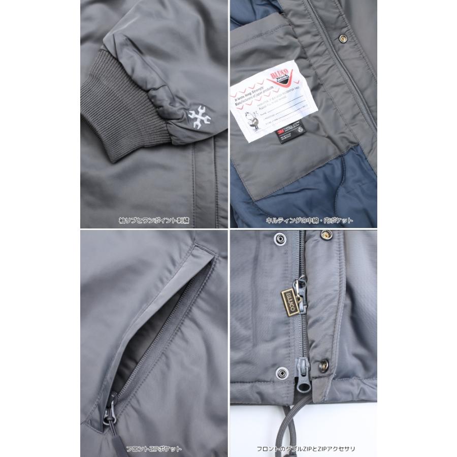 BLUCO（ブルコ） コーチジャケット キルティング 中綿 WINTER COACH