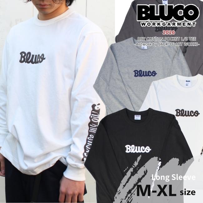 BLUCO（ブルコ） ドライコットン Tシャツ L/S -Artwork by JACK-O