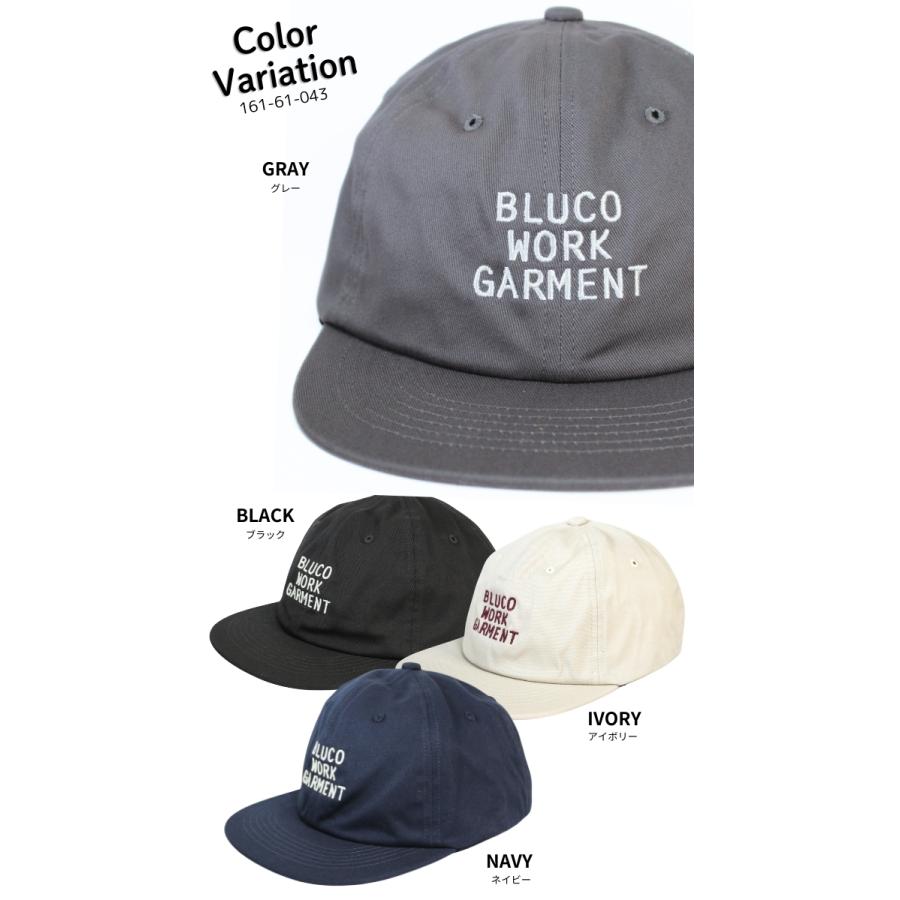 BLUCO（ブルコ） CAP ツイルローキャップ -BLC- 161-61-043 メンズ