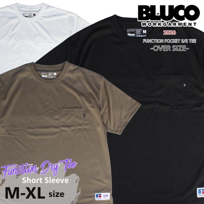 BLUCO（ブルコ） ファンクション ポケット半袖 オーバーサイズ 半袖T