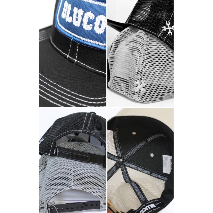 BLUCO（ブルコ） CAP メッシュキャップ メンズ -PATCH- 163-61-049