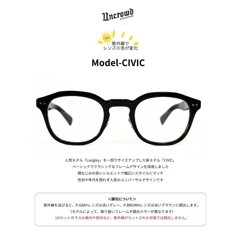 UNCROWD CYCLETOGS 2026入荷 UNCROWD アンクラウド 調光サングラス