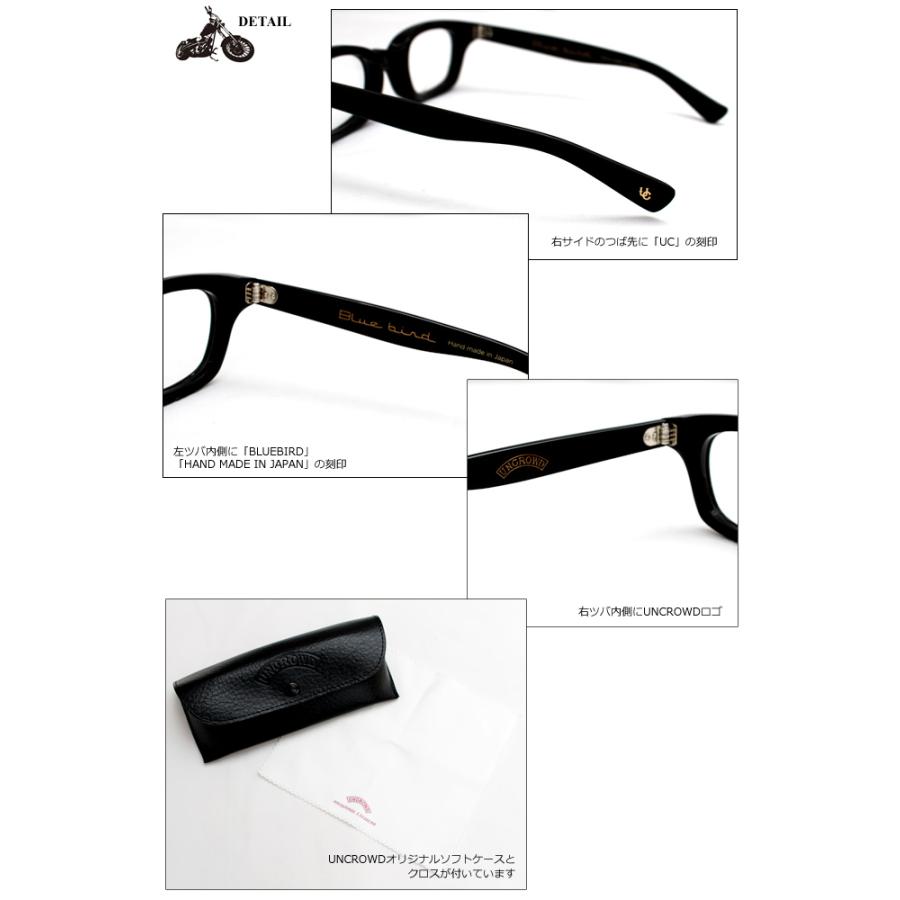 UNCROWD アンクラウド BLUEBIRD ブルーバード サングラス  日本製 ウェリントンタイプ UVカット バイカーシェード 送料無料 | UNCROWD CYCLETOGS | 08