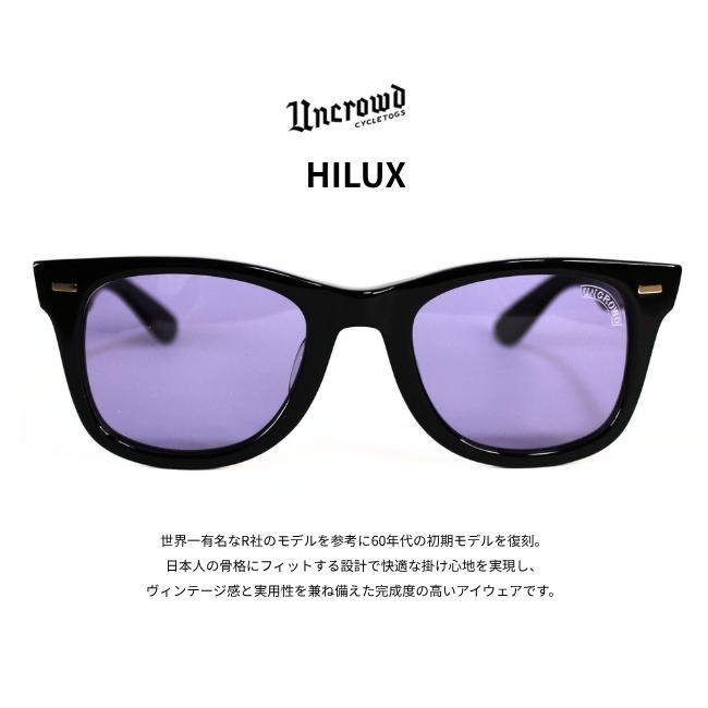UNCROWD CYCLETOGS 2026入荷 UNCROWD アンクラウド サングラス HILUX