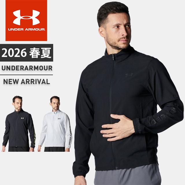 フード付きジャケット ARMOUR UNDER ブラック 黒 ブラック ARMOUR）（メンズ）ジャケット アンダーアーマー（UNDER 新品、軽い、着やすい ウォーキング・ランニングウェア