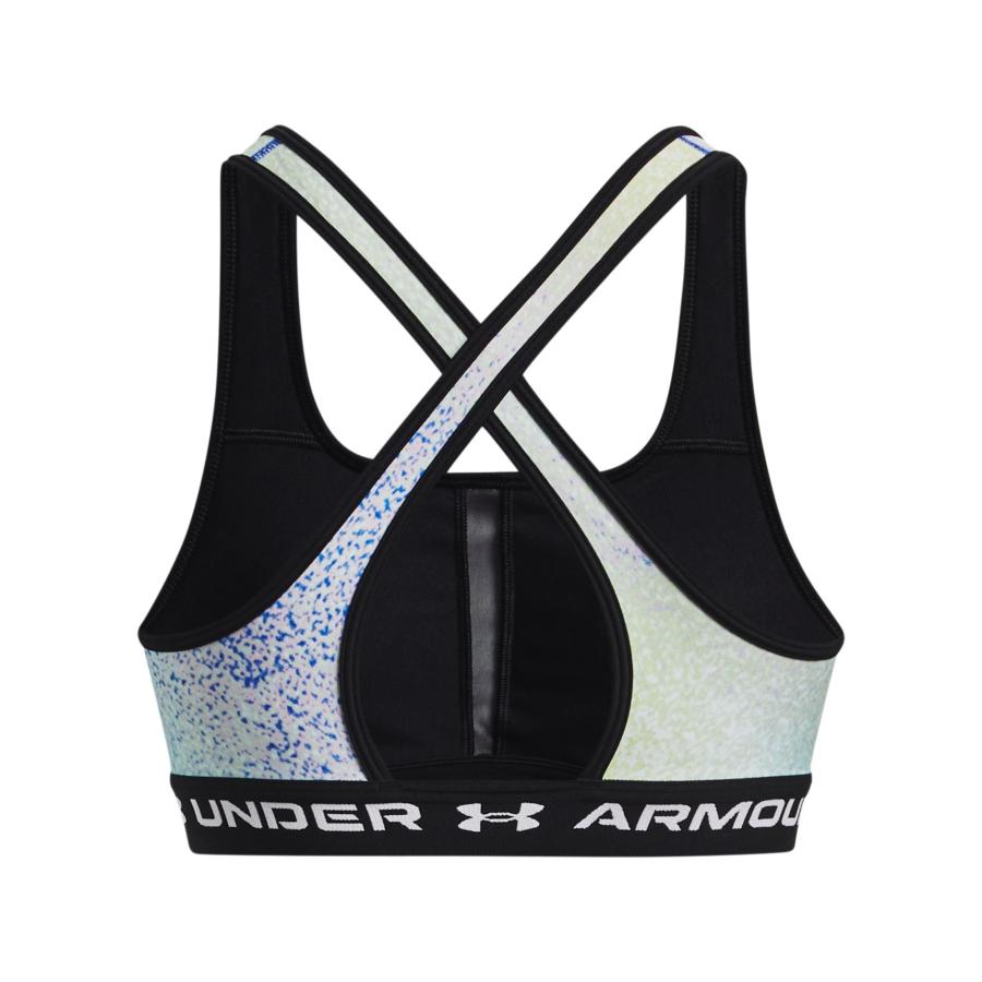 【30OFF】公式 アンダーアーマー UNDER ARMOUR ウィメンズ トレーニング スポーツブラ UAクロスバック プリントブラ ミディアムサポート スポブラ