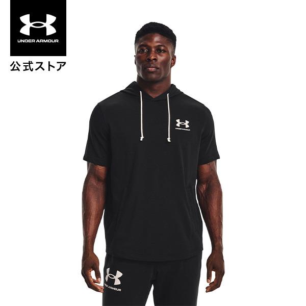 【30OFF】公式 アンダーアーマー UNDER ARMOUR メンズ トレーニング UAライバルテリー ショートスリーブ 〈レフトチェスト