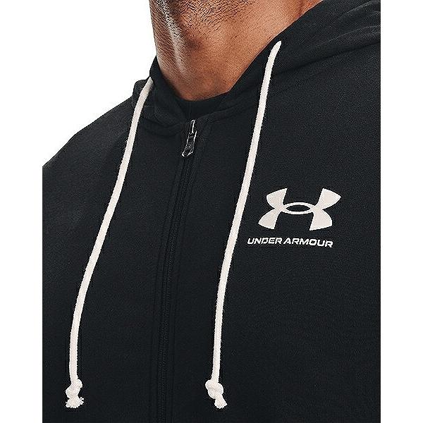 公式 アンダーアーマー UNDER ARMOUR メンズ トレーニング パーカー UA ライバルテリー フルジップ フーディー スウェット 1370409 パーカー&トレーナー｜underarmour｜04