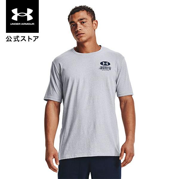 セール価格 公式 アンダーアーマー UNDER ARMOUR UA メンズ トレーニング ショートスリーブ Tシャツ シンボル バーコード