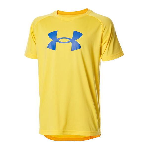 セール価格 公式 アンダーアーマー UNDER ARMOUR UA キッズ バスケットボール テック ショートスリーブ Tシャツ 〈ビッグロゴ