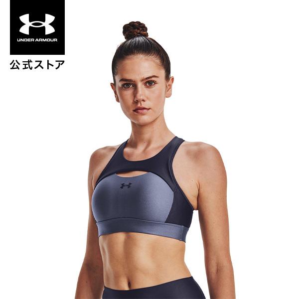 公式 アンダーアーマー UNDER ARMOUR レディース トレーニング スポーツブラ クロスバックブラ ミディアムサポート 〈フロント