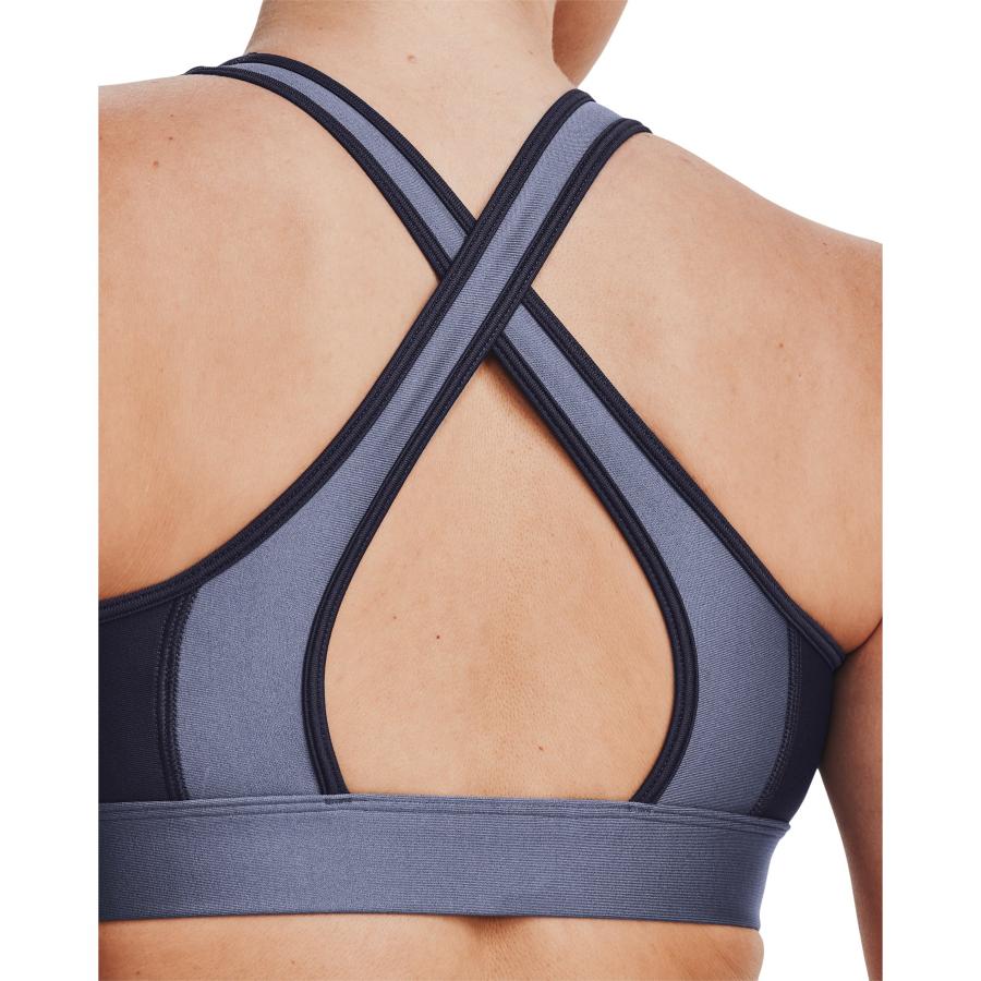 公式 アンダーアーマー UNDER ARMOUR レディース トレーニング スポーツブラ クロスバックブラ ミディアムサポート 〈フロント