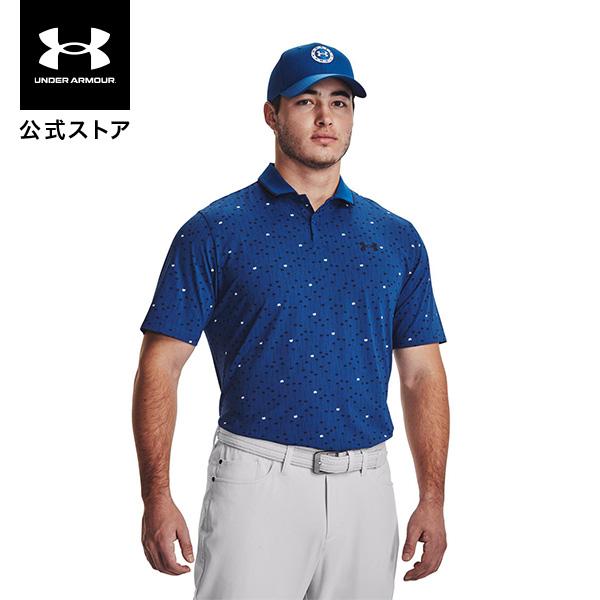 プロ仕様　アンダーアーマー　ゴルフウェア　ポロ　青 UNDER ARMOUR（アンダーアーマー） 【60％OFF】公式 メンズ ゴルフ