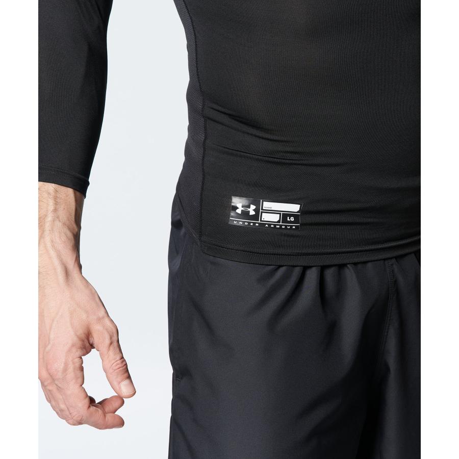 公式 アンダーアーマー UNDER ARMOUR メンズ ベースボール ベースレイヤー UA ヒートギアアーマー 3/4 クルー シャツ 野球 アンダーシャツ インナー 1378235 | UNDER ARMOUR | 04
