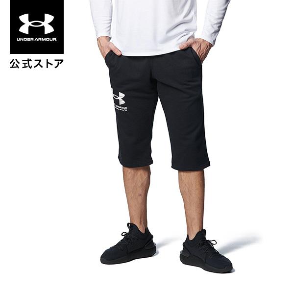 セール価格 公式 アンダーアーマー UNDER ARMOUR メンズ トレーニング スウェット パンツ UA ライバルテリー 3/4 パンツ