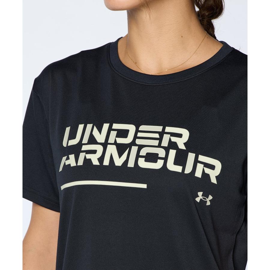 公式 アンダーアーマー UNDER ARMOUR UA UAテック クロップ ショートスリーブTシャツ （トレーニング／WOMEN ） 1384709 Tシャツ 半袖 ウィメンズ レディース｜underarmour｜04