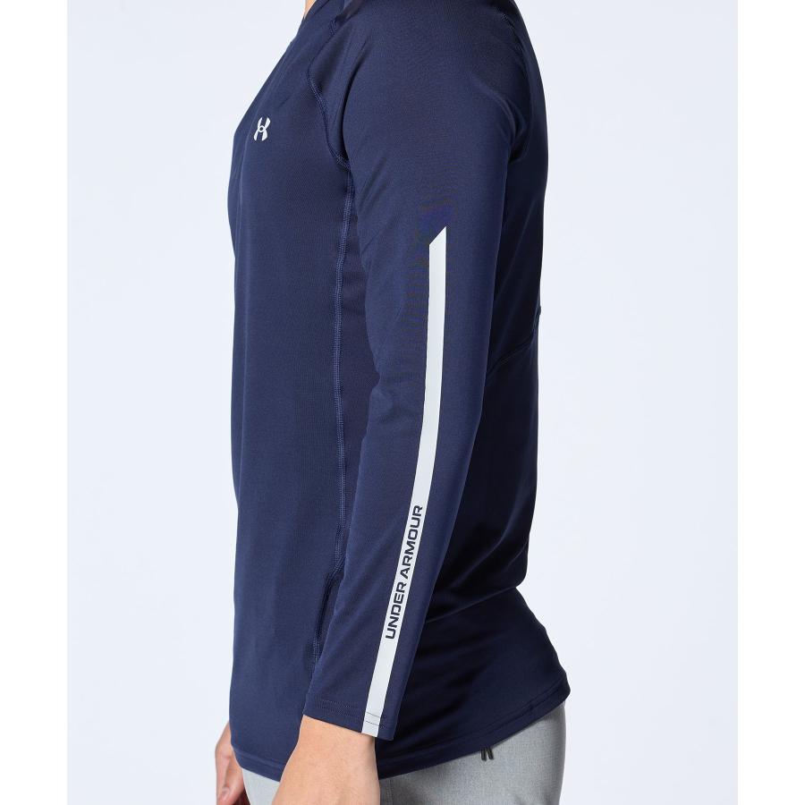 公式 アンダーアーマー UNDER ARMOUR UAヒートギア フィッティド ノベルティ ロングスリーブ クルーネック シャツ （ゴルフ／MEN ） 1384825 長袖｜underarmour｜05